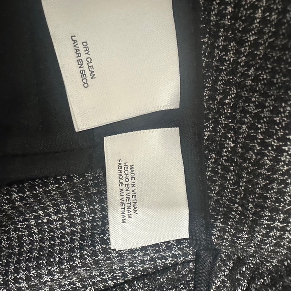 Anne Klein Black White Micro Houndstooth Ankle Pants Size 12 - Picture 6 of 7